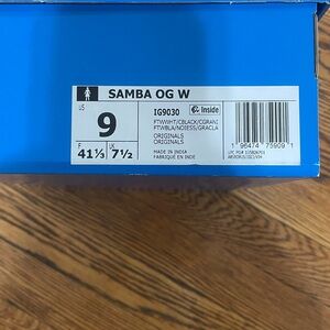 BRAND NEW!!! Adidas Samba OG Women's Sneakers - White and Black